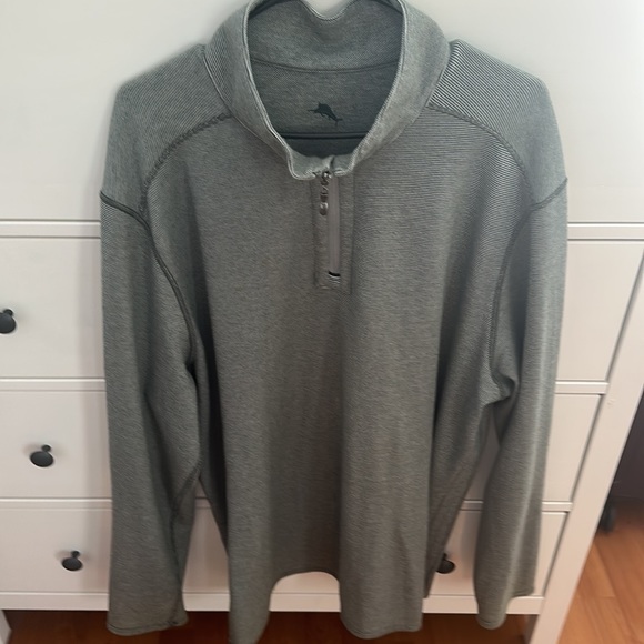 XXL reversible Tommy Bahama 1/4 zip - Picture 3 of 4